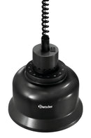 Lámpara de Calentamiento Bartscher color Negro Mate IWL250D SW