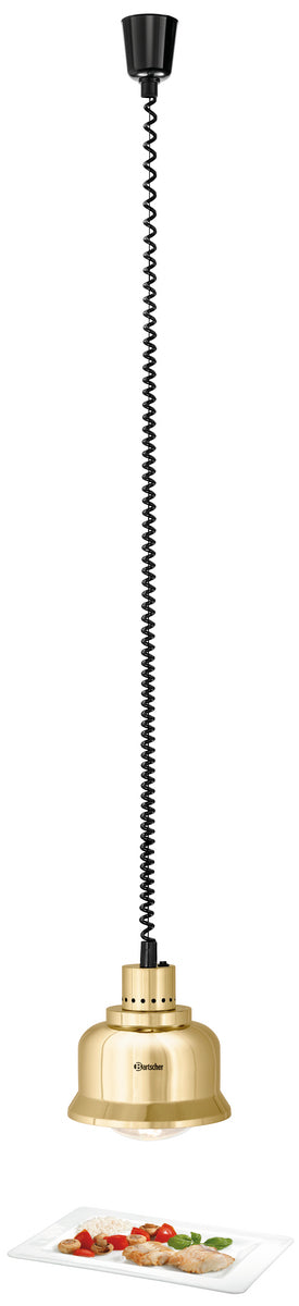 Lámpara de Calentamiento Bartscher color Dorado Brillante IWL250D GO