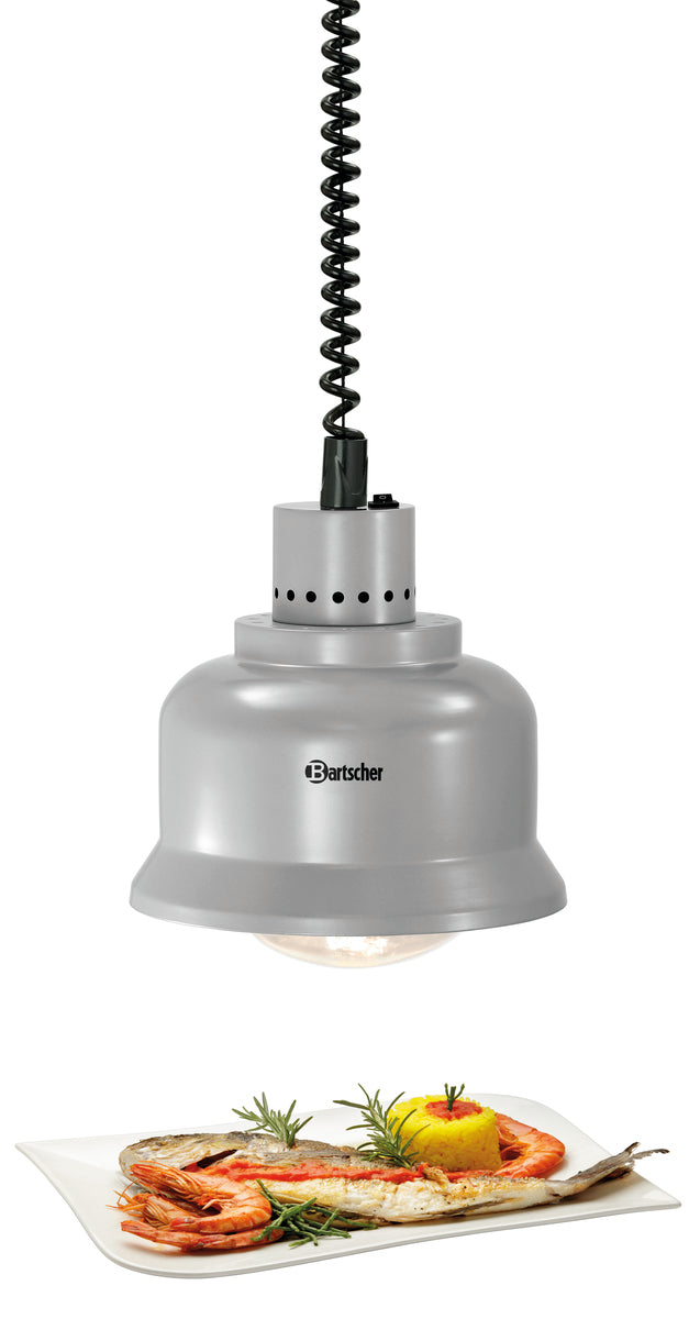 Lámpara de Calentamiento Bartscher color Plateado Mate IWL250D SI