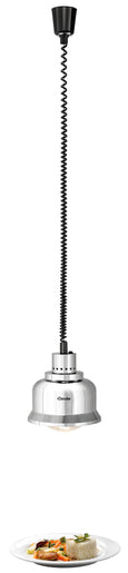 Lámpara de Calentamiento Bartscher color Plateado Brillante IWL250D CHR