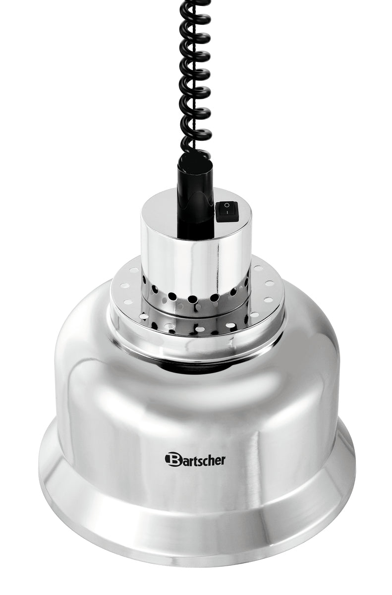 Lámpara de Calentamiento Bartscher color Plateado Brillante IWL250D CHR