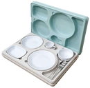 Bandeja isotérmica Euronorm 1/1  (base + tapa) 5 compartimentos