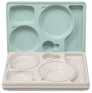 Bandeja isotérmica Euronorm 1/1  (base + tapa) 5 compartimentos