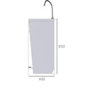 Lavamanos de Pie en Acero Inoxidable Con Pedal 400x400x850h mm