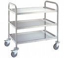 Carro de Servicio 3 Estantes Inox