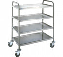 Carro de Servicio 4 Estantes Inox