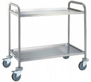 Carro de Servicio 2 Estantes Inox