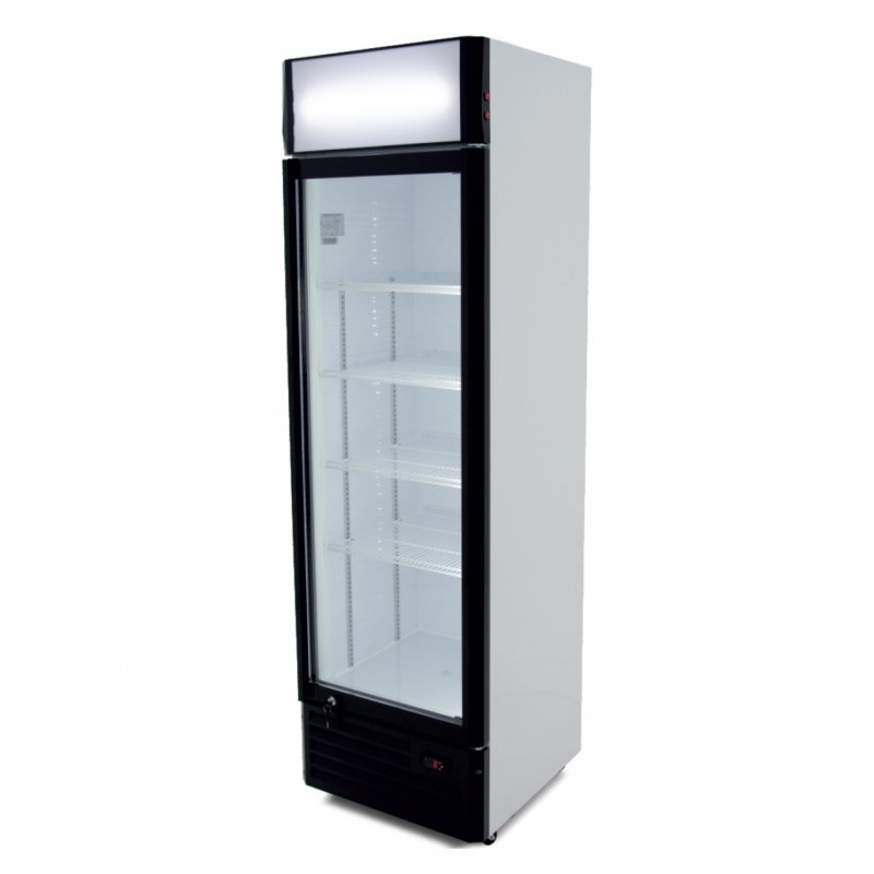 Armario Expositor Refrigerado 360 litros Puerta de Vidrio de 580 x610 x1980h mm CS360B