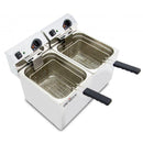 Freidora Eléctrica EVOLUTION Sin Grifo Capacidad 10+10 Litros Con Potencia 3,5+3,5 Kw Monofásica Con Contactor EVO1010