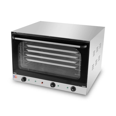 HORNO ELÉCTRICO DE CONVECCIÓN CON VAPOR Y GRILL 4 BANDEJAS 600X400 MM CO-8F LÍNEA PEKIN