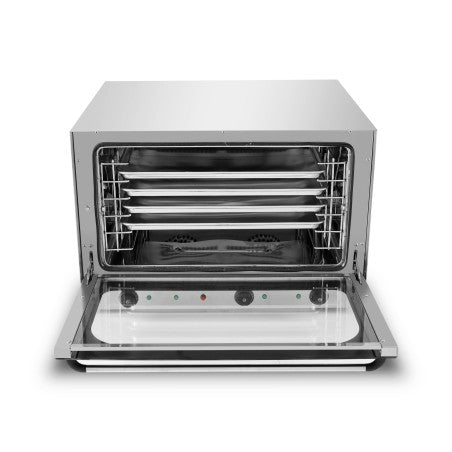 HORNO ELÉCTRICO DE CONVECCIÓN CON VAPOR Y GRILL 4 BANDEJAS 600X400 MM CO-8F LÍNEA PEKIN