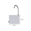 Lavamanos Mural Acero Inoxidable 2 Aguas 400x300x300h mm