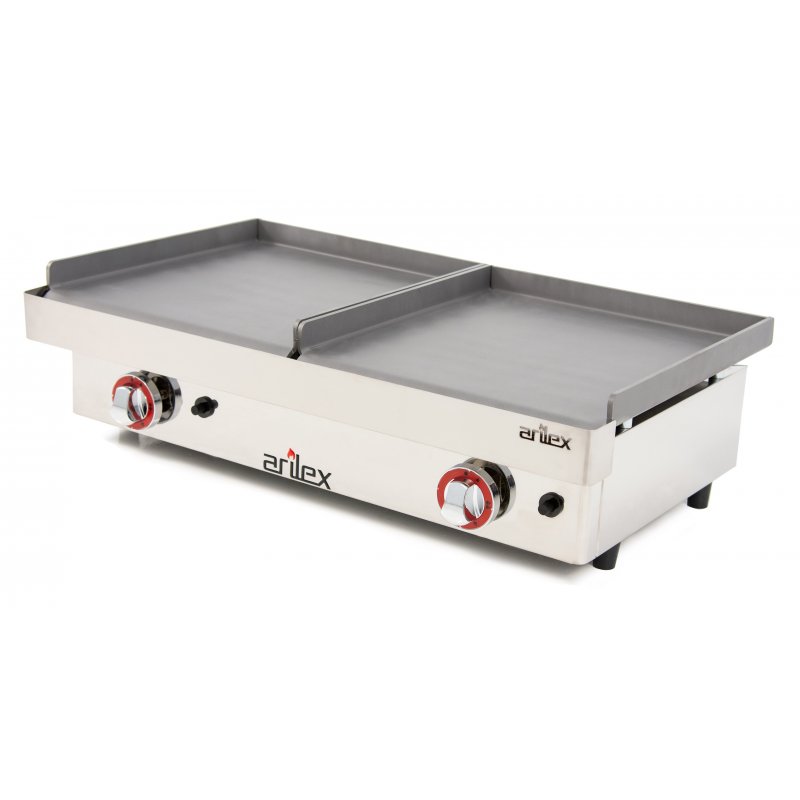 Plancha A Gas Serie DUO (40 Laminado + 40 Laminado) 4040PGLL-Arilex